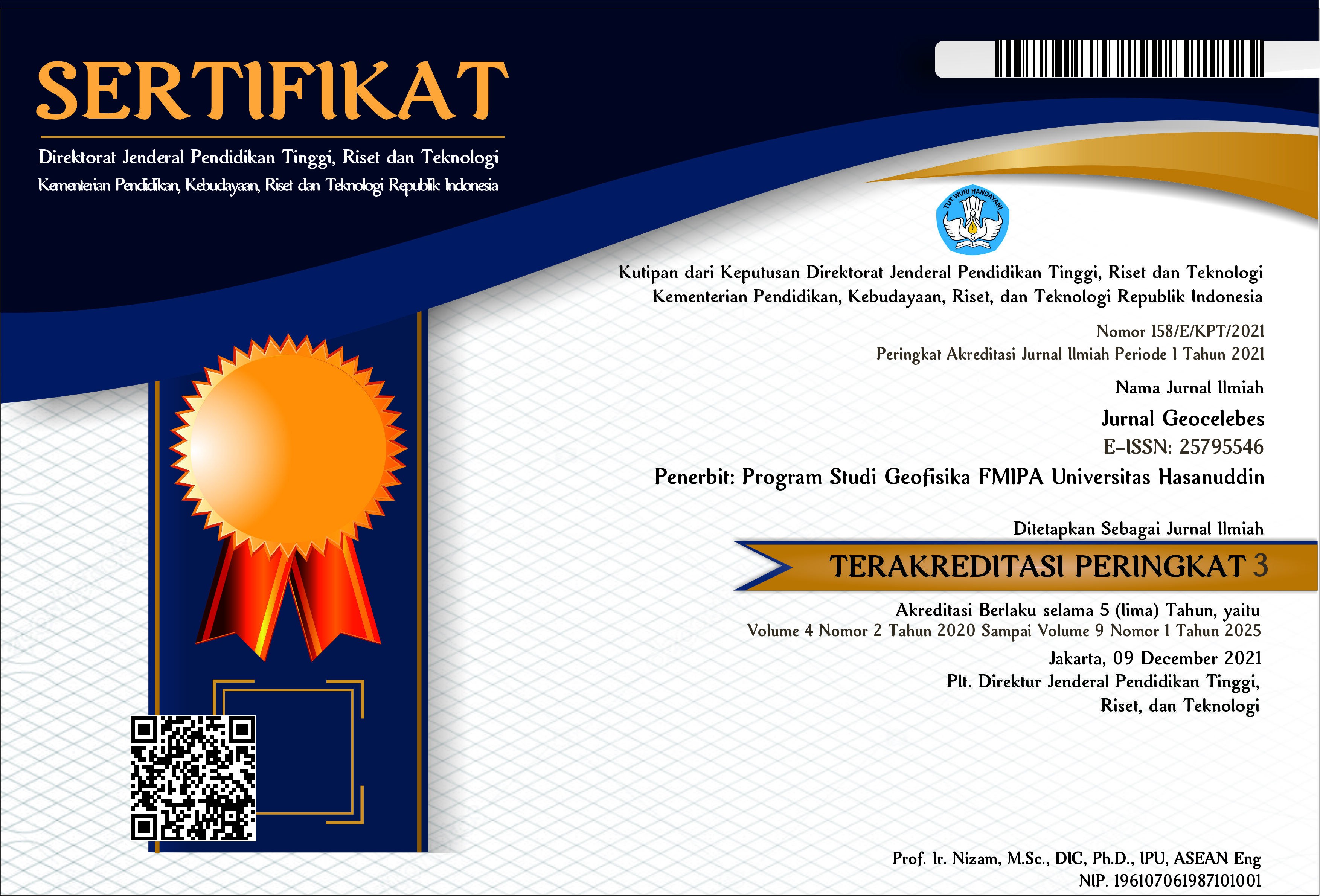 3rd Rank Nationally Accredited Journal by the Ministry of Research, Technology, and Higher Education of the Republic of Indonesia (2020-2025) 