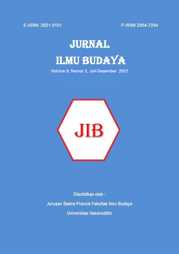 					View Vol. 9 No. 2 (2021): Jurnal Ilmu Budaya
				