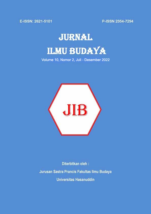 					View Vol. 10 No. 2 (2022): Jurnal Ilmu Budaya 
				