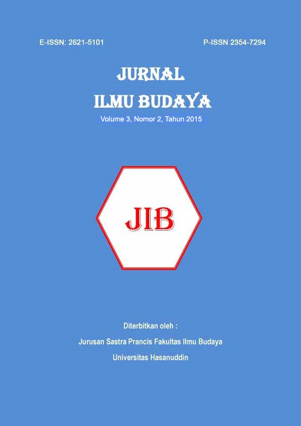 					View Vol. 3 No. 1 (2015): Jurnal Ilmu Budaya
				