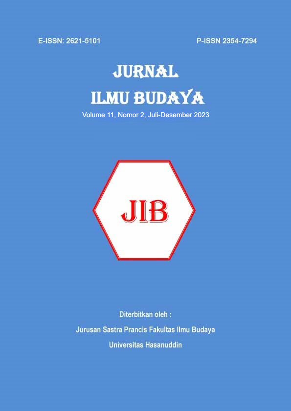 					View Vol. 11 No. 2 (2023): Jurnal Ilmu Budaya 
				