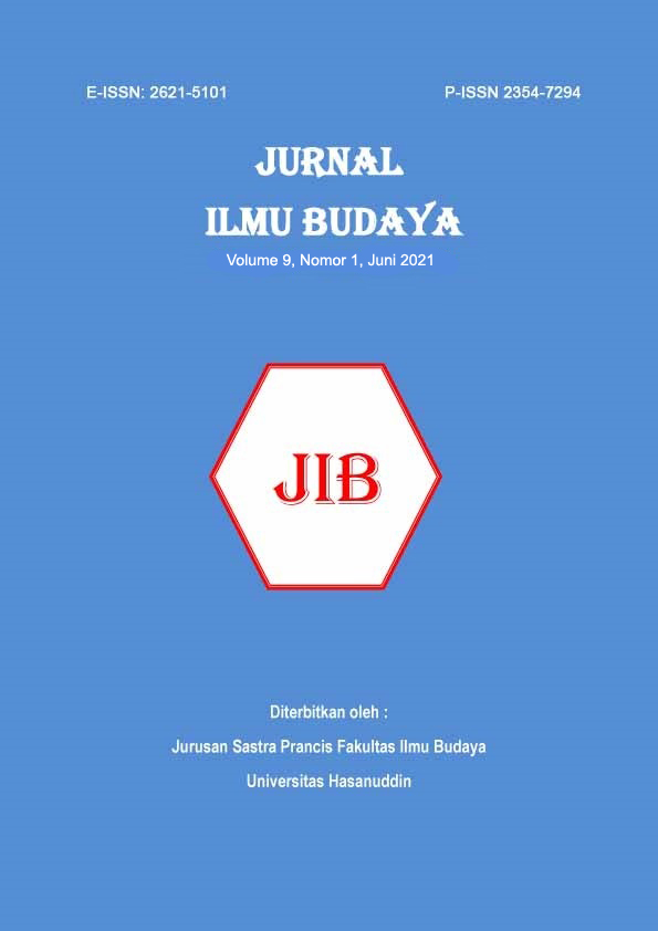 					View Vol. 9 No. 1 (2021): Jurnal Ilmu Budaya
				