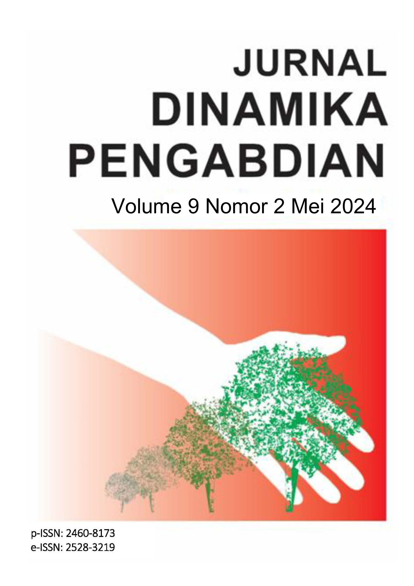 					View Vol. 9 No. 1 (2023): JURNAL DINAMIKA PENGABDIAN VOL. 9 NO. 1 OKTOBER 2023
				